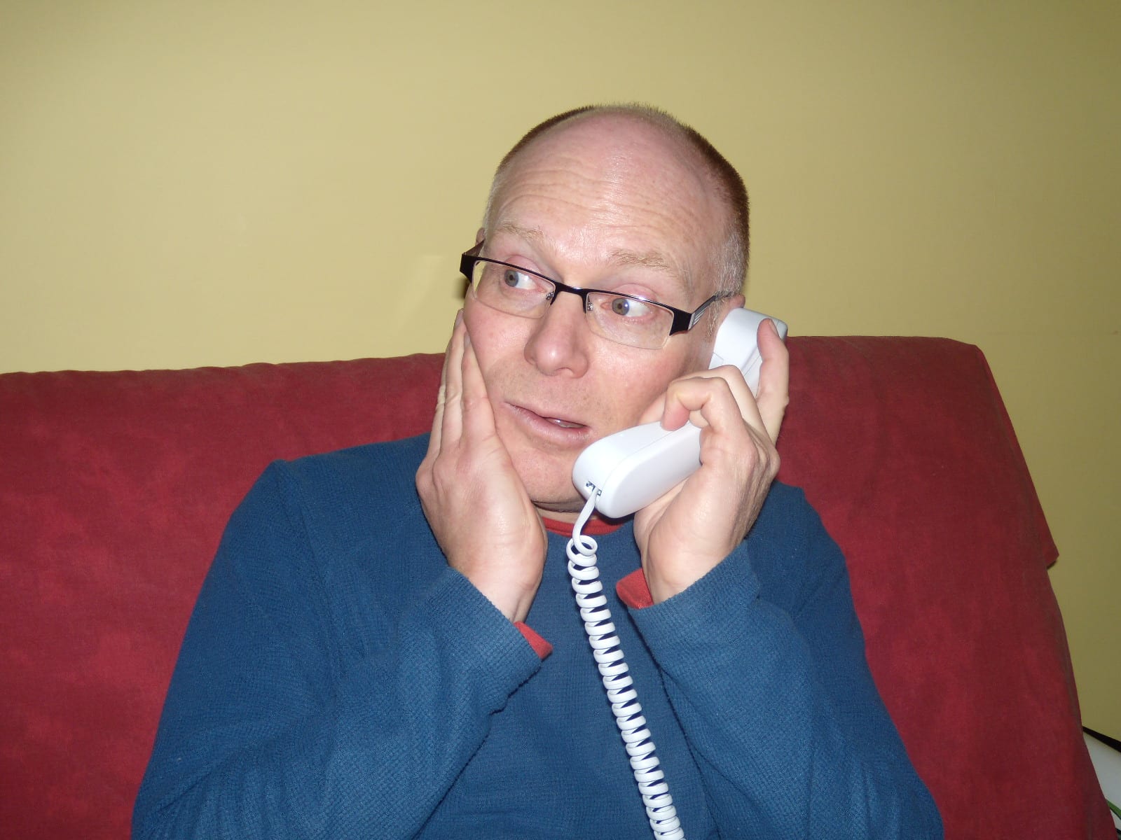 man on the phone