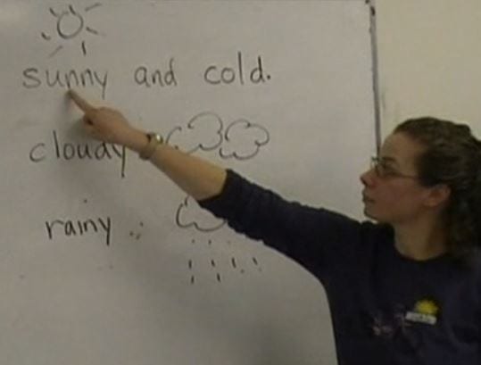 video – teacher says